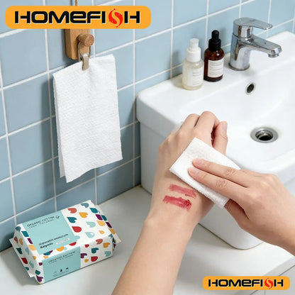 Soft Cotton Facial Wipes