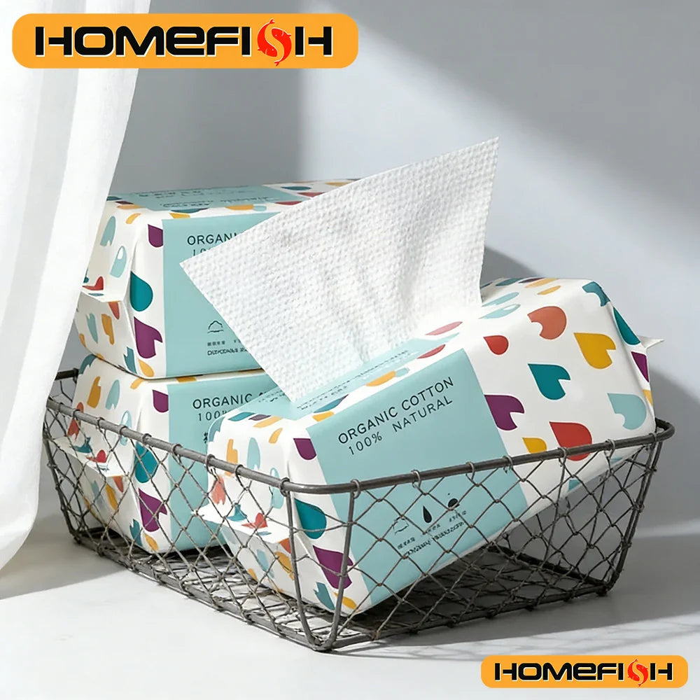 Soft Cotton Facial Wipes